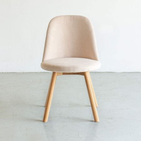 MK02 Chair Armless - White Oak Light - AX17BG/MK02 チェア - ホワイトオーク・ライト - ベージュ Image